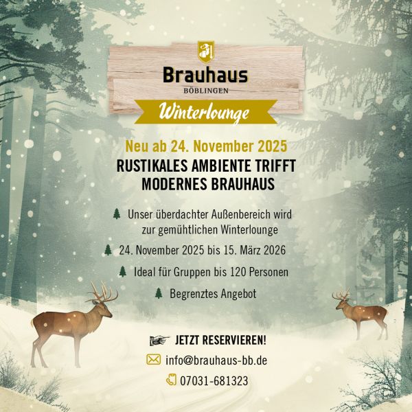 Unser überdachter Außenbereich wird zur gemütlichen Winterlounge